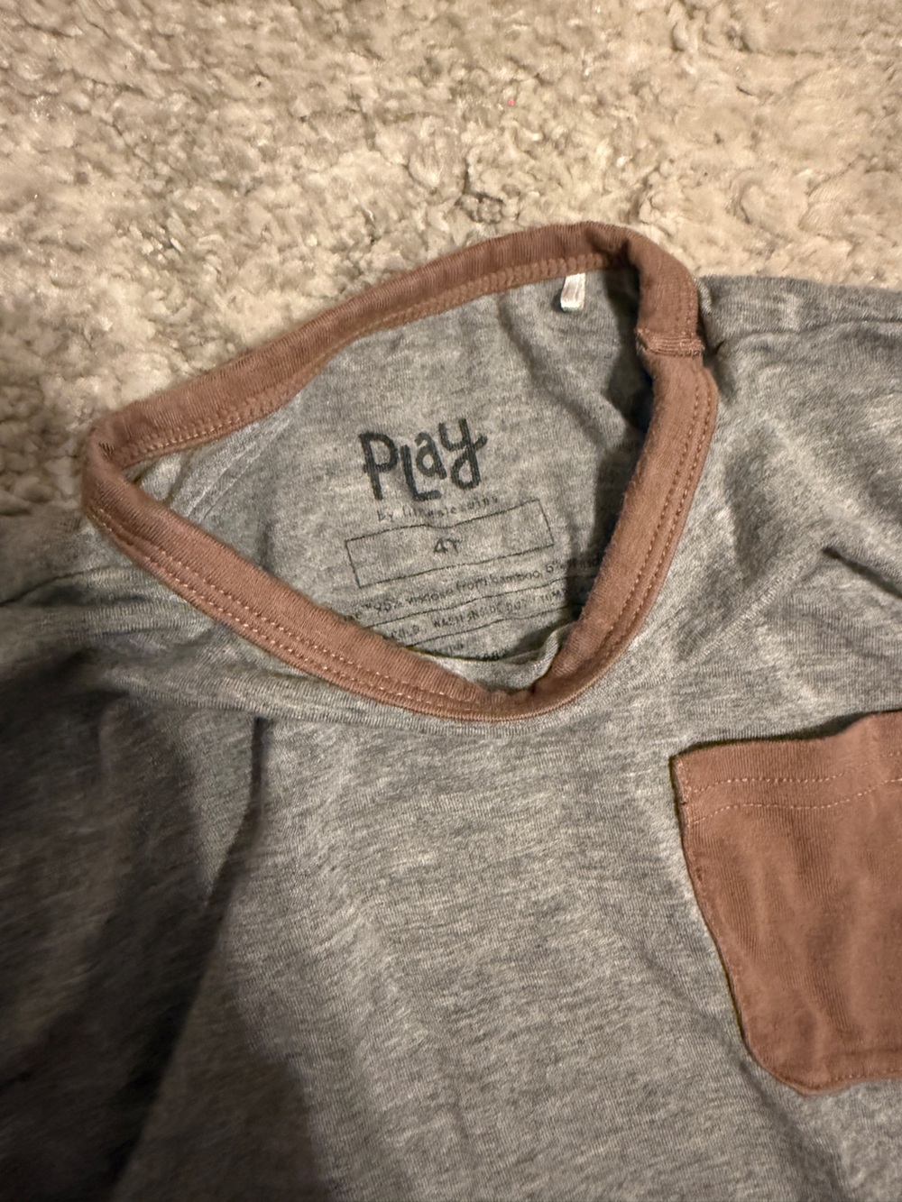 Little Sleepies play joggers and shirt - 4T - Picture 4 of 5